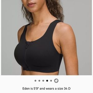 Gently used Lululemon Enlite Blue/Gray sports bra. High support.